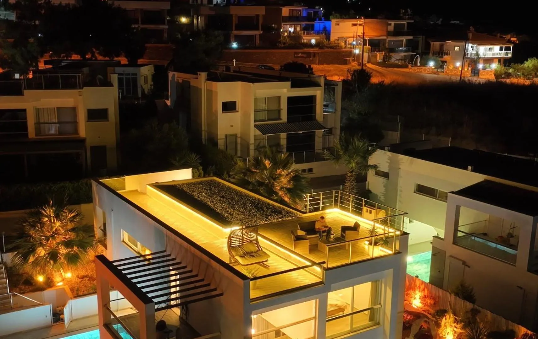 Luxusvilla Mit Panorama-Meerblick 20M Privatpool Kusadası Villa